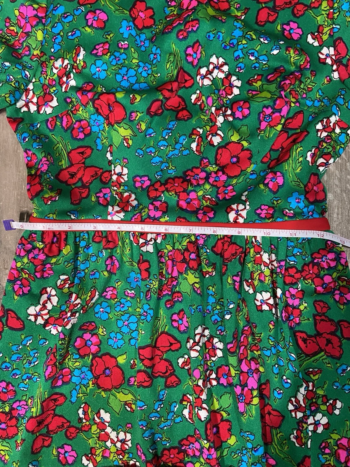 Vintage 1970’s Keram New York Floral Dress Keyhole Back Size XS 0/2