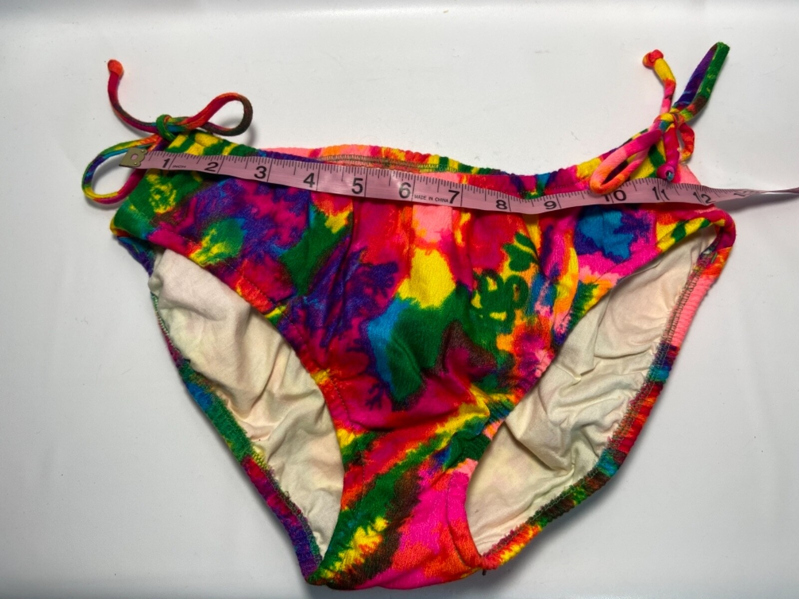 VTG 1960’s Psychedelic Tie Dye Bikini Swimsuit Handmade By Wedgewood No Size Tag