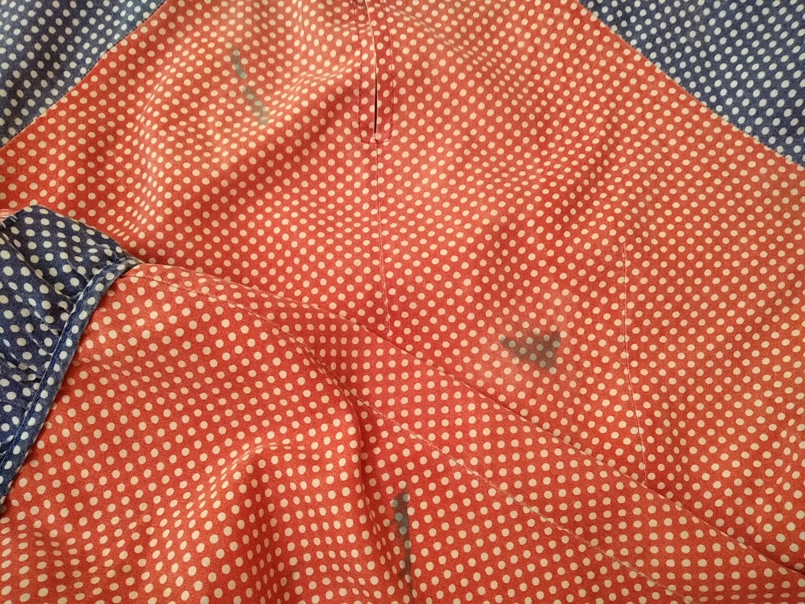 Vintage Soviet women&rsquo;s polka dot dress 1980s USSR