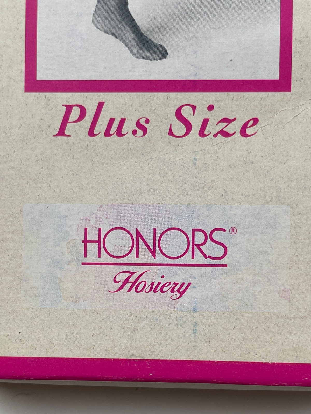 Vintage Honors Hosiery Sheer Light Support Pantyhose Plus Size