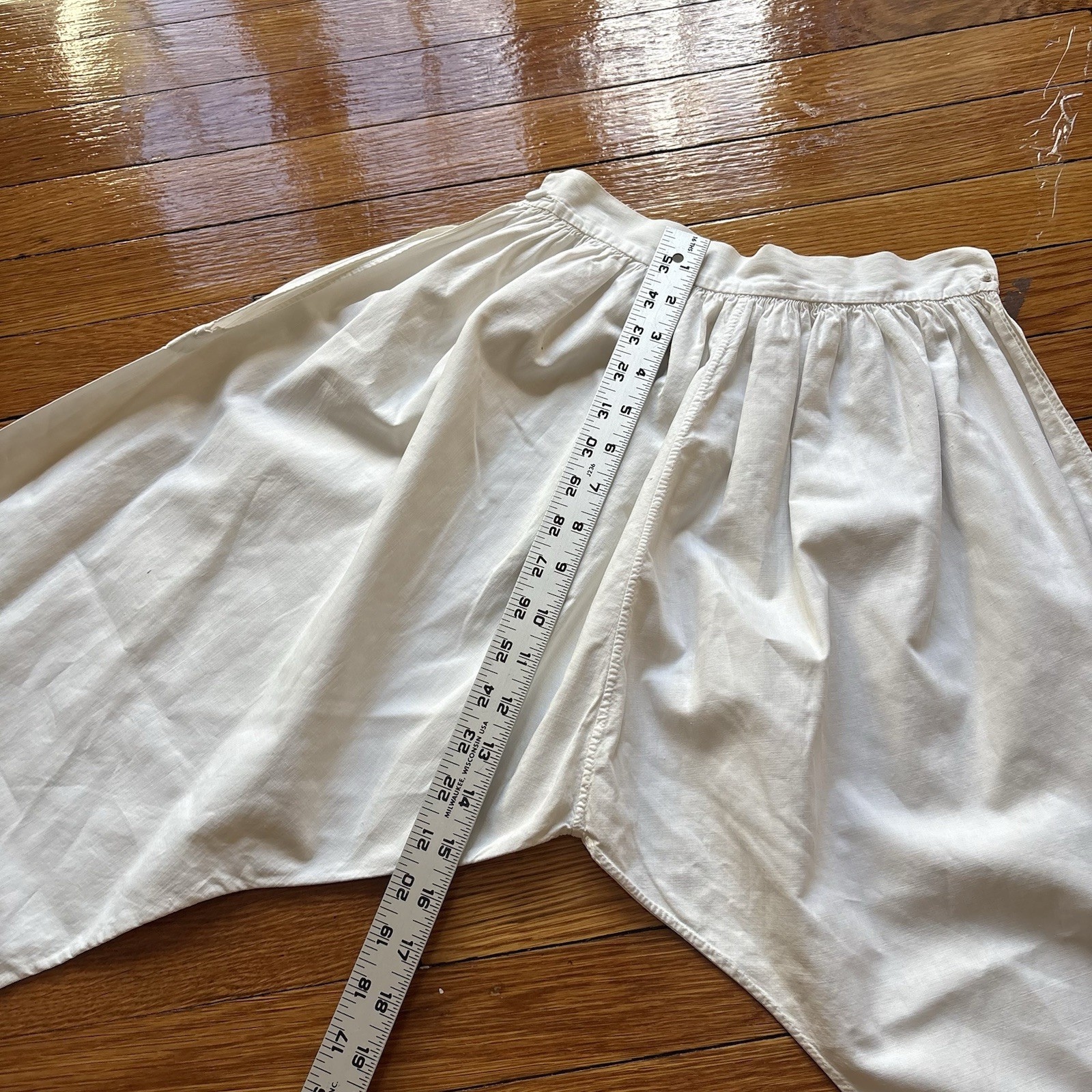 Vintage Antique White Cotton Bloomer Shorts Women’s As Is Edwardian Era