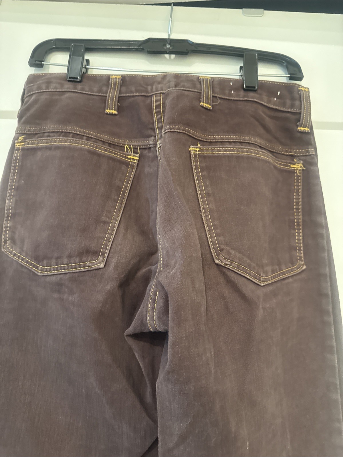 Vintage Brown Flare Leg Pants/Jeans See Description