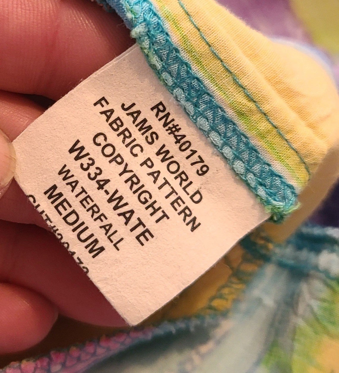 VTG Jams World Rayon Rainbow « Waterfall » Midi Summer Dress Women&rsquo;s M Pockets!