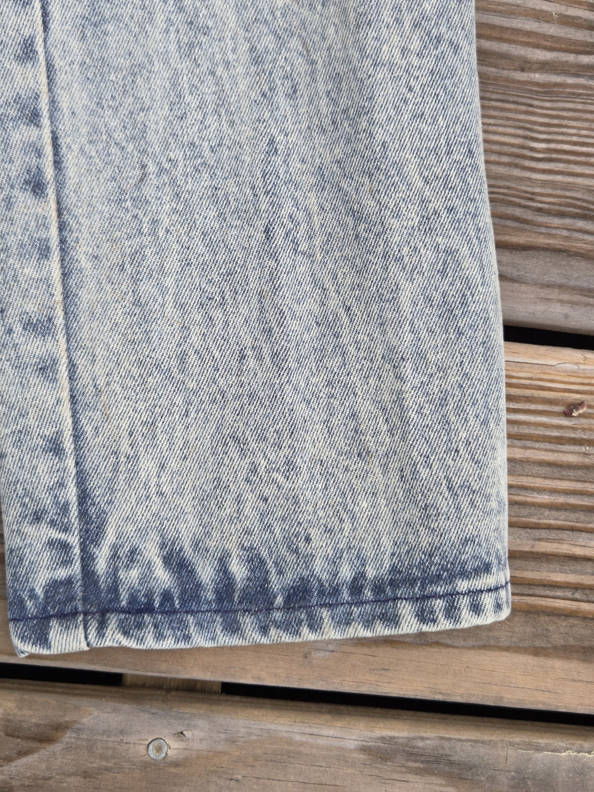 🐲Vintage Acid Wash Patchwork Jeans Womens 80s Dragon Biker Distressed Denim🐲