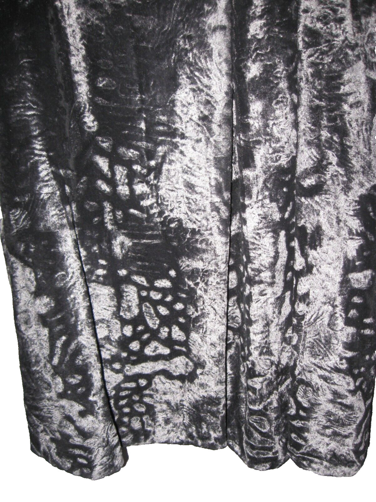 Vintage 1960&rsquo;s Black Crushed Velvet Coat Montaldo&rsquo;s & Borella Sportowne England