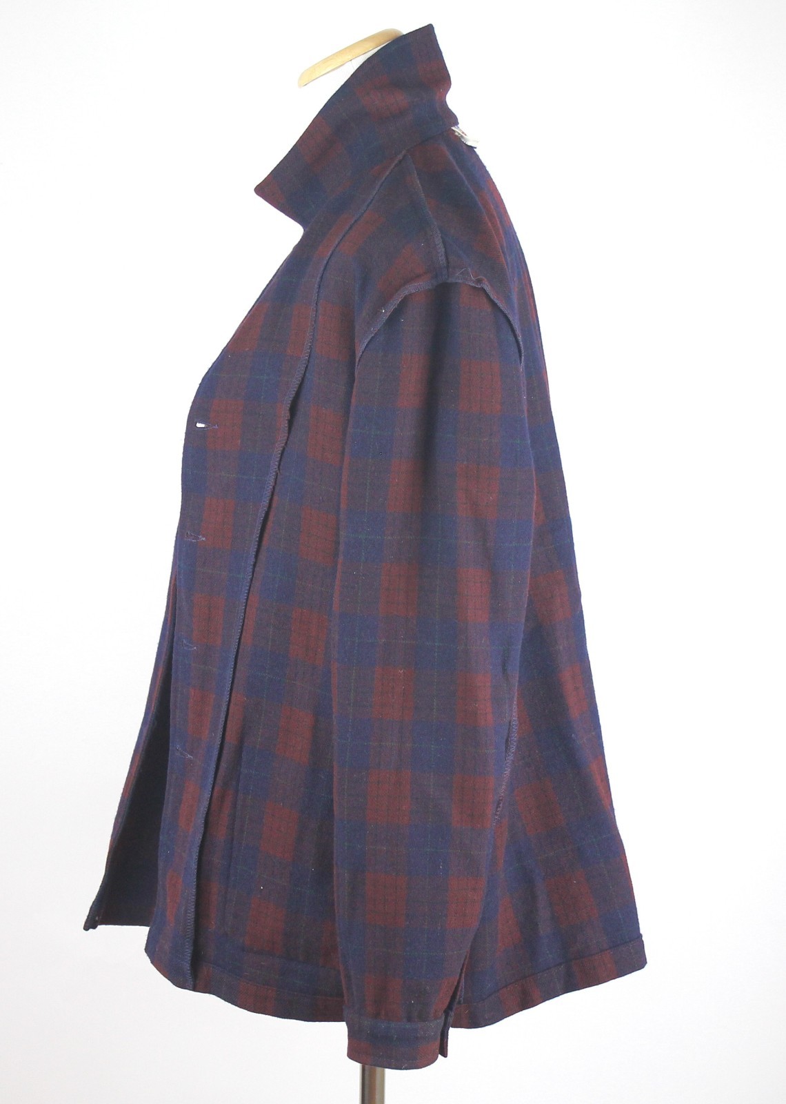 Vintage Pendleton Knockabouts Women&rsquo;s Wool 49er Plaid Jacket Made In USA 1950&rsquo;s