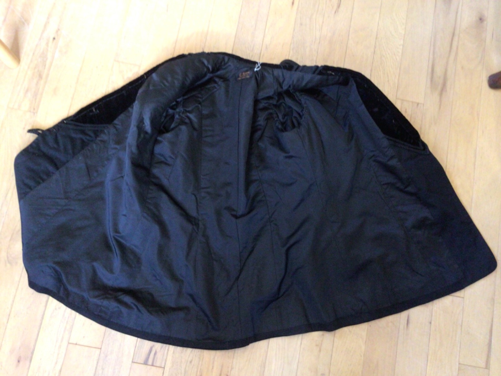 Authentic Philadelphia 1910 Suffragette FINE Wool Jacket velvet trim (E50)