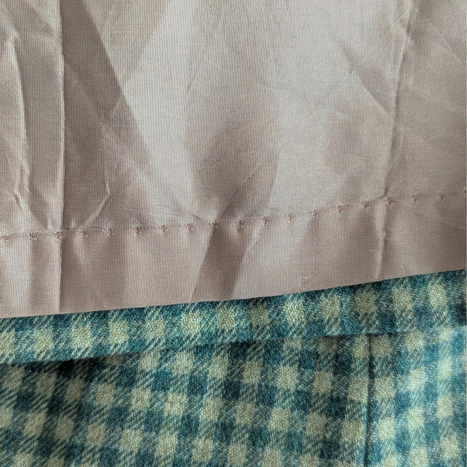 Vintage Pendleton Wool Skirt Grandma Librarian Lined 25&Prime; Waist Twee Rockabilly