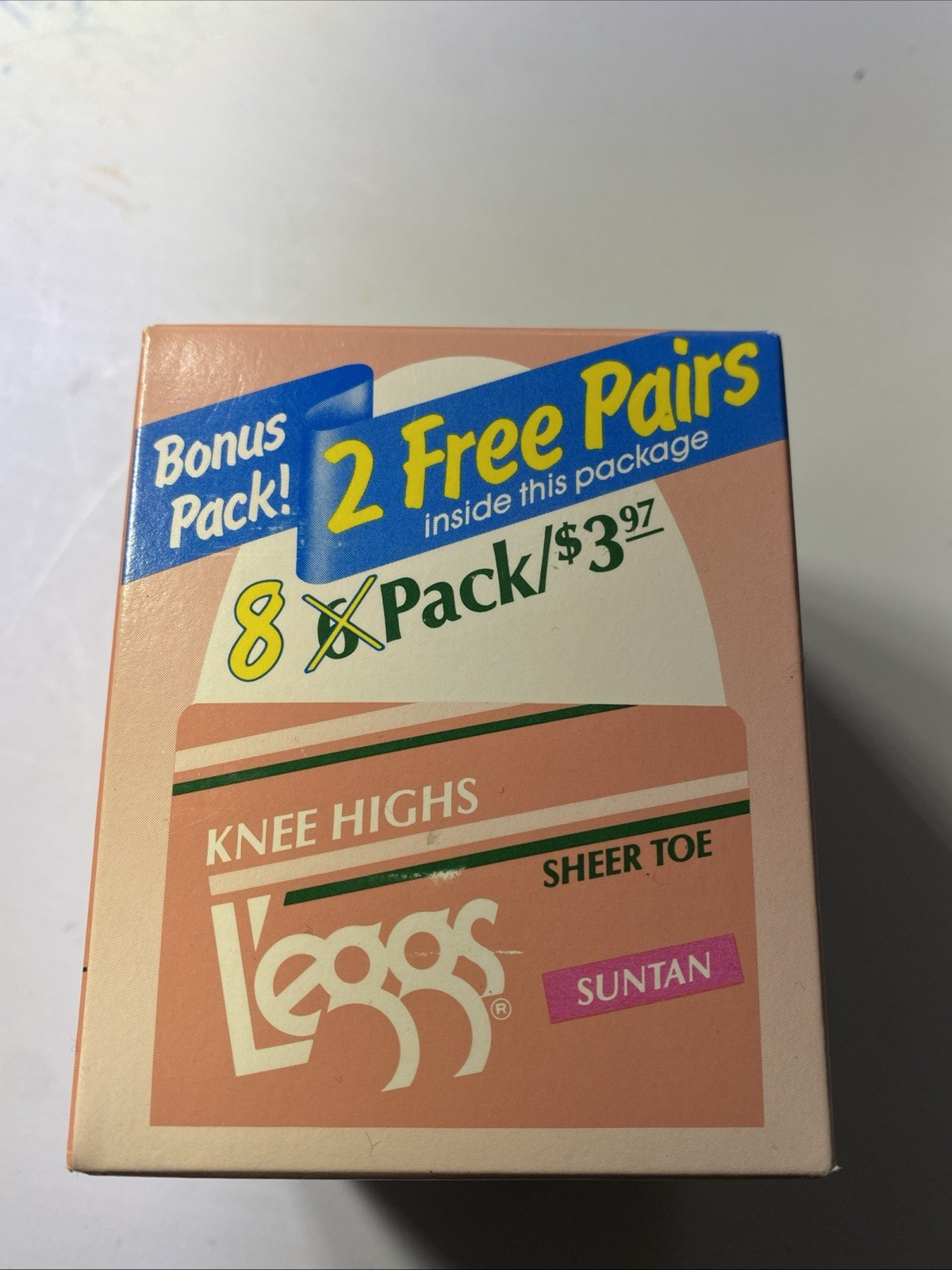 Leggs Everyday Knee Highs ,Sheer Toe ,8 Pair Suntan NEW