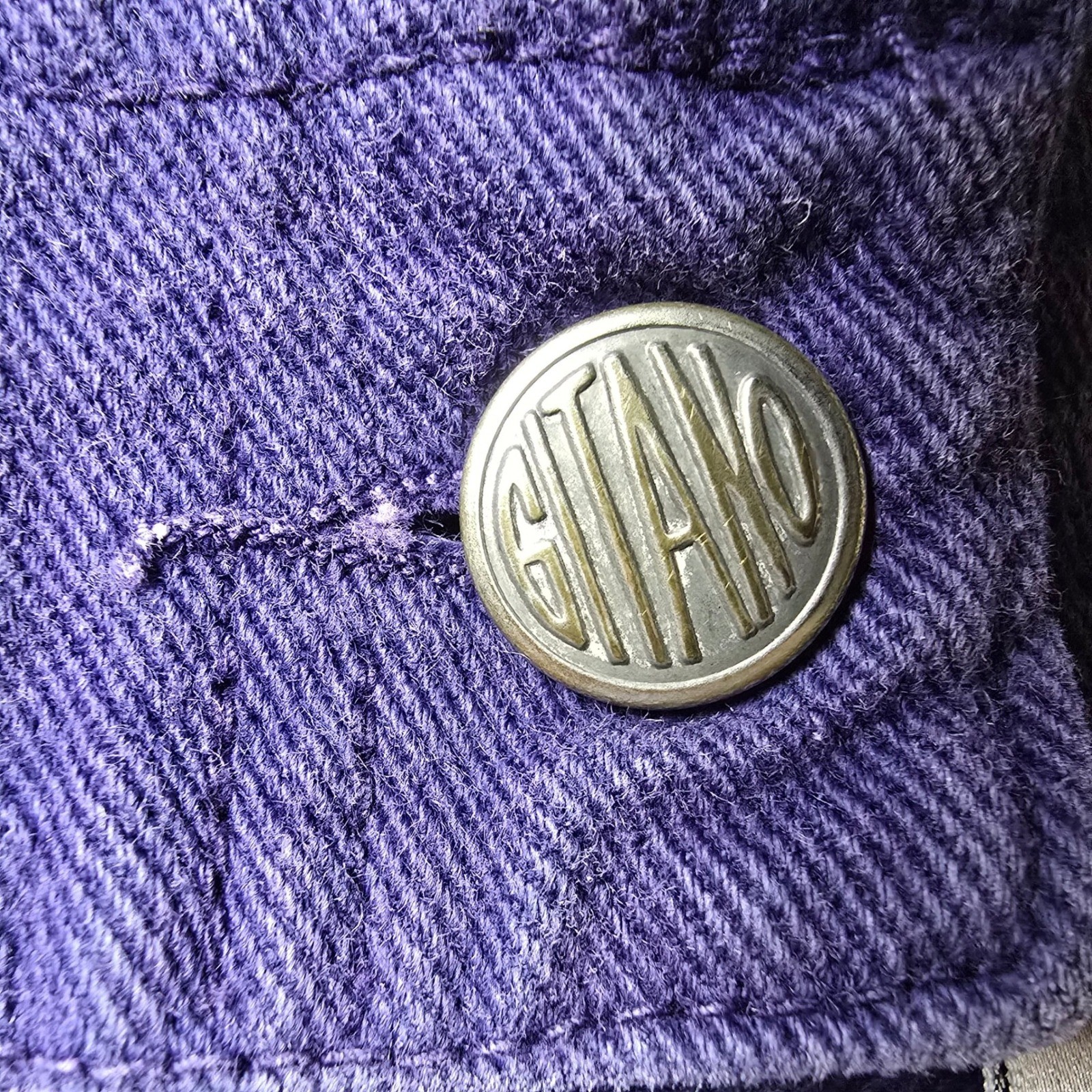 Vintage Gitano Purple High Waisted Mom Jeans Size 13/14 Cotton Made in Turkey