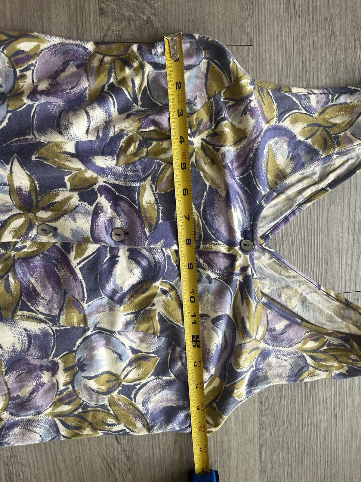 VTG Laura Ashley Italy 100% Cotton Knit Floral Maxi Dress 12 L 90s Cottagecore