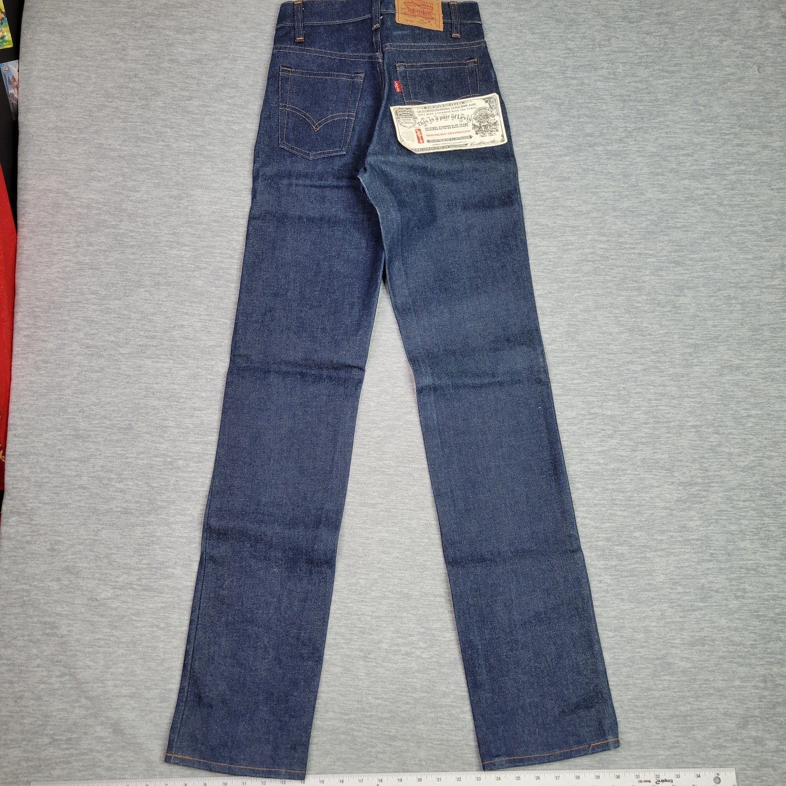 VTG 80s Levis Student Jeans Size 26×34 Made In USA Sample Pair SEE DESCRIPTION