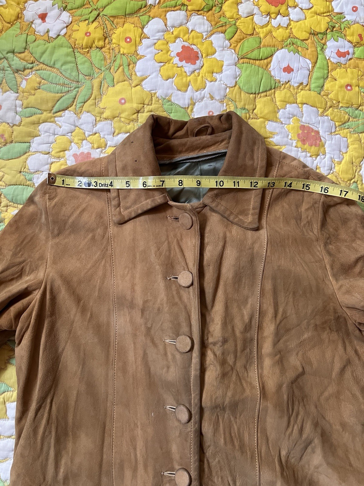 Vintage 60s Buckskin Suede Leather Jacket
