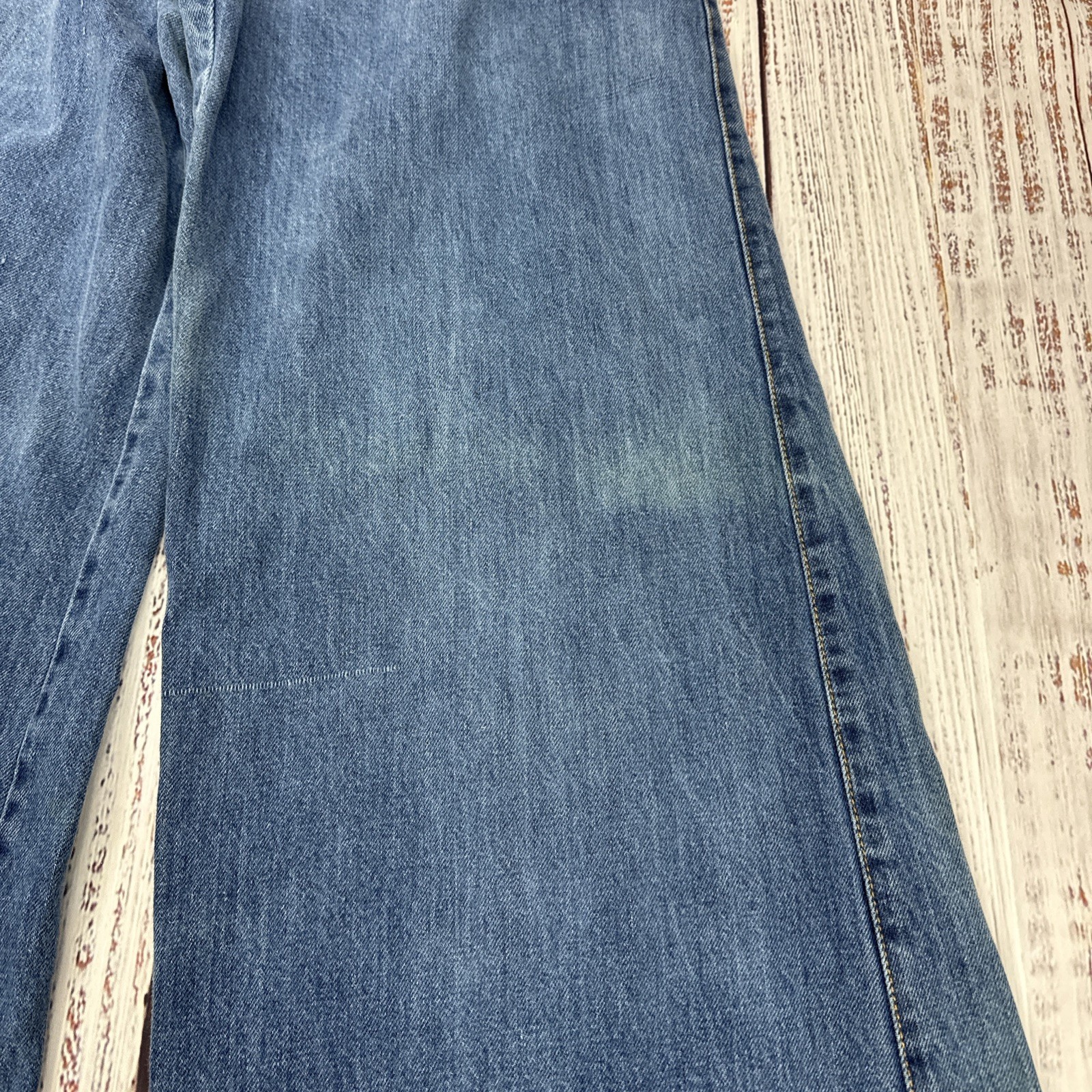 VTG 70’s Pentimento Bell Bottom Jeans Womens Sz 9(23×31) High Waist Stretch RARE