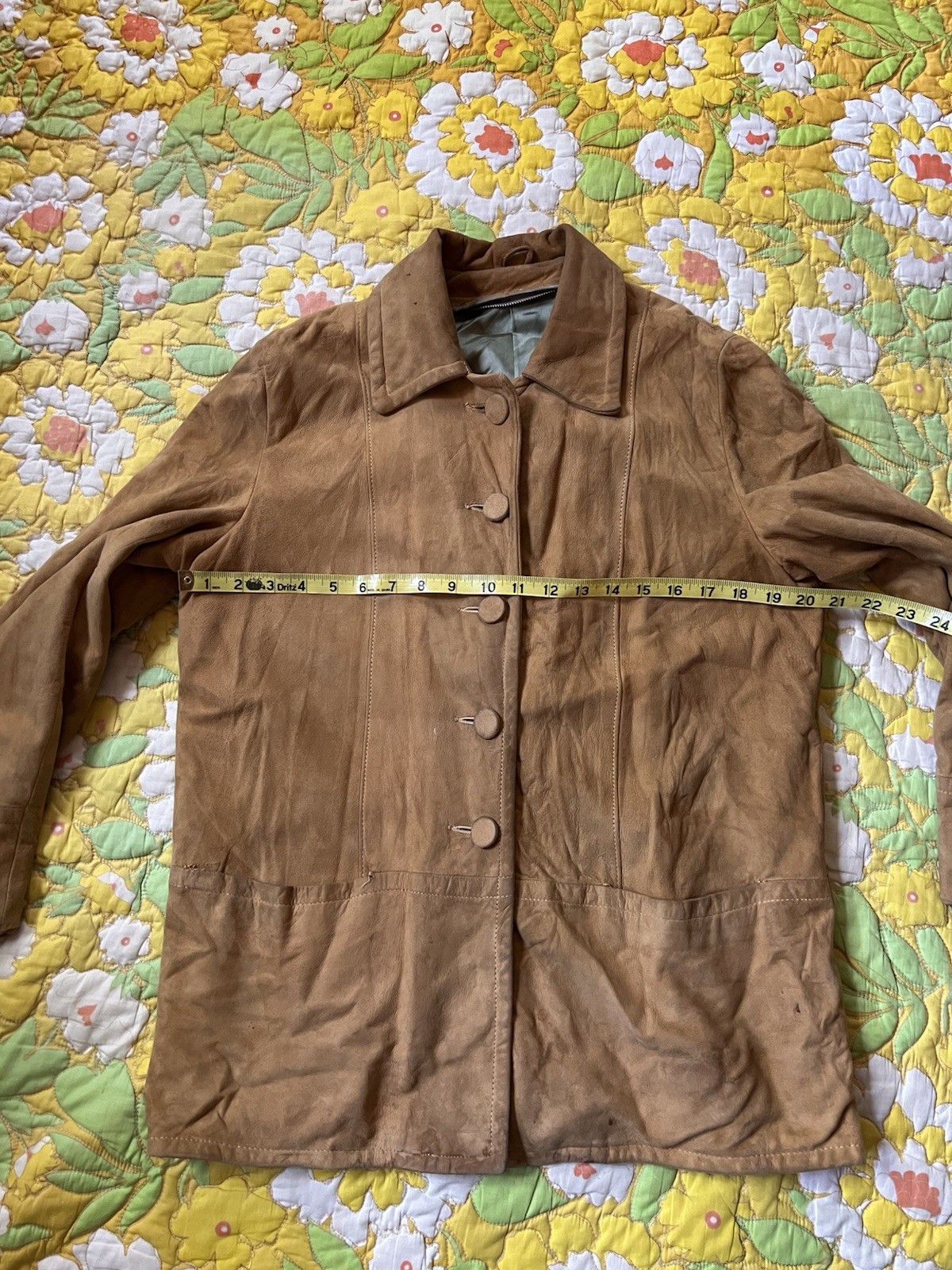 Vintage 60s Buckskin Suede Leather Jacket