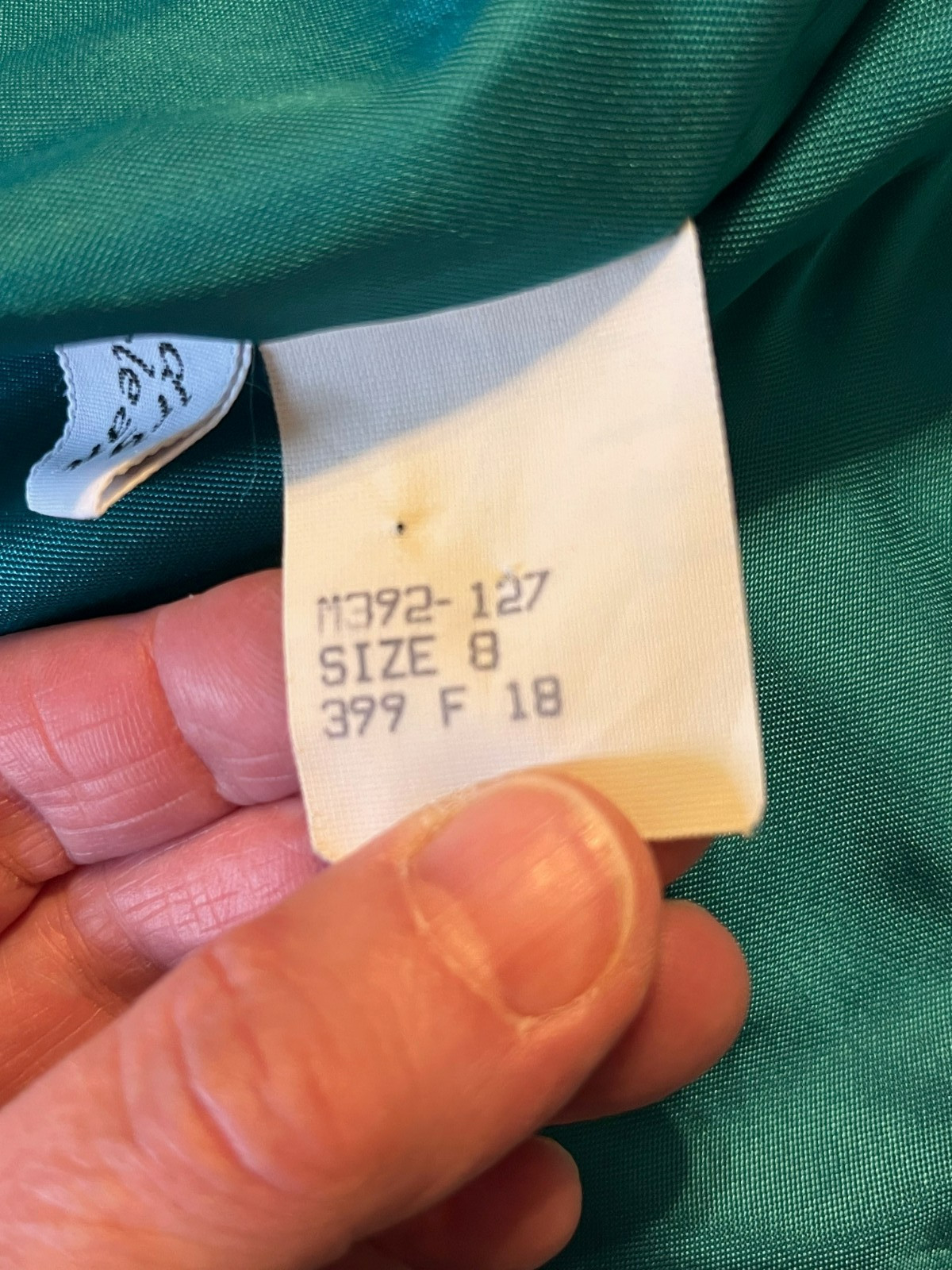 Vtg Miss Pendleton Virgin Wool Blazer Pleated Skirt Navy Turquoise Green Size 8