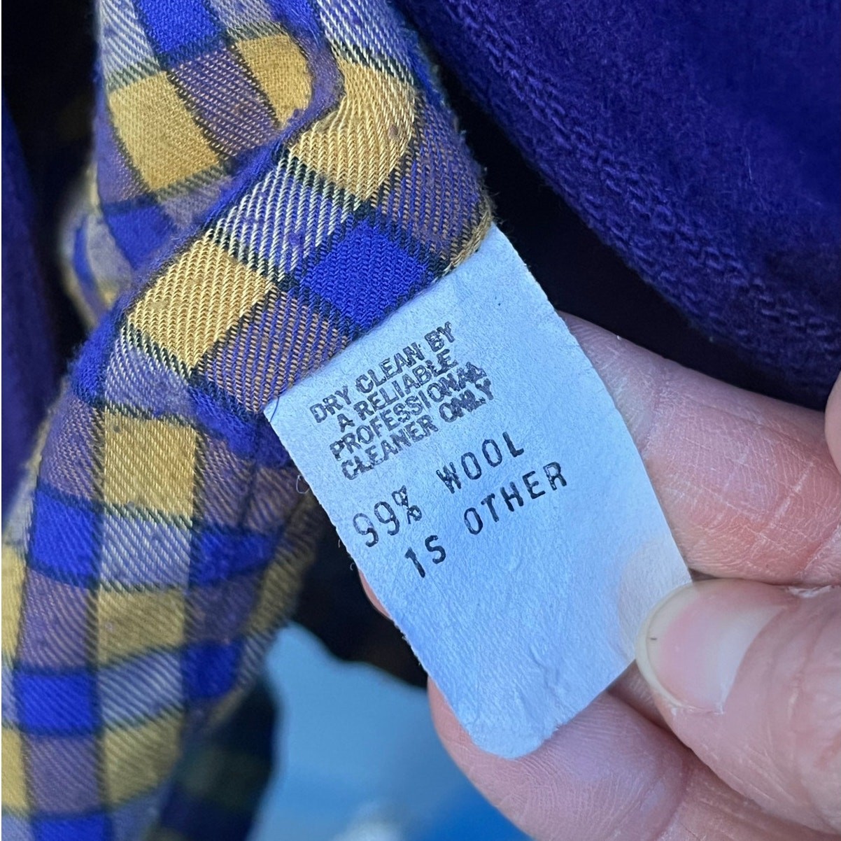 90s Canvasbacks abstract patchwork wool coat