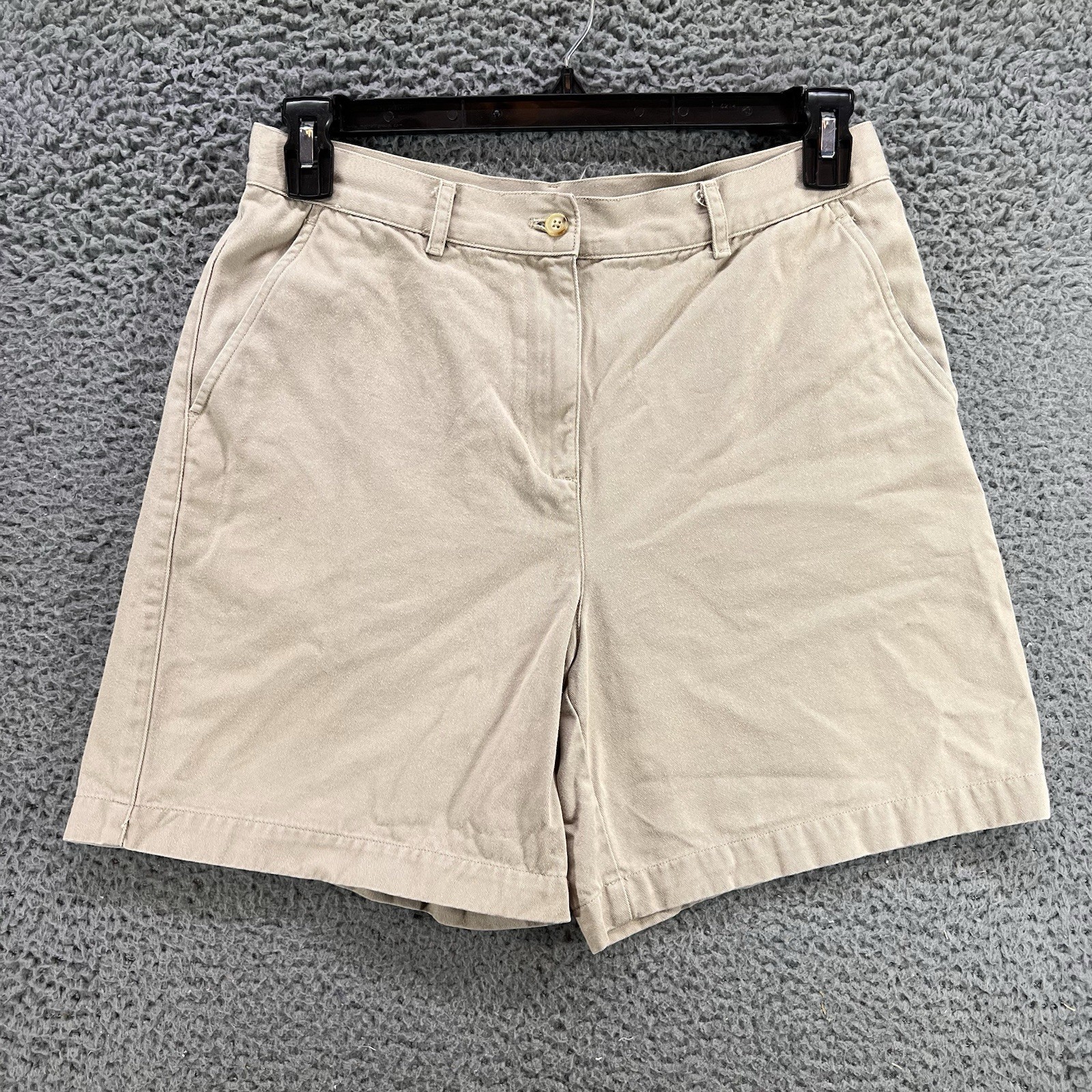 Vtg Lauren Ralph Lauren Shorts Womens 8 Khaki Chino 100% Cotton Outdoor Walking