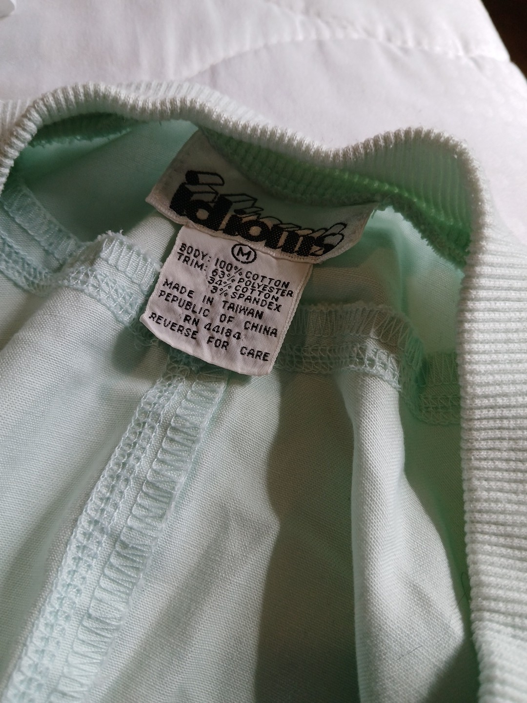 Vtg 80s Mint Jumpsuit – Sz M – Thick Cotton, Removable Shoulder Pads – Pockets