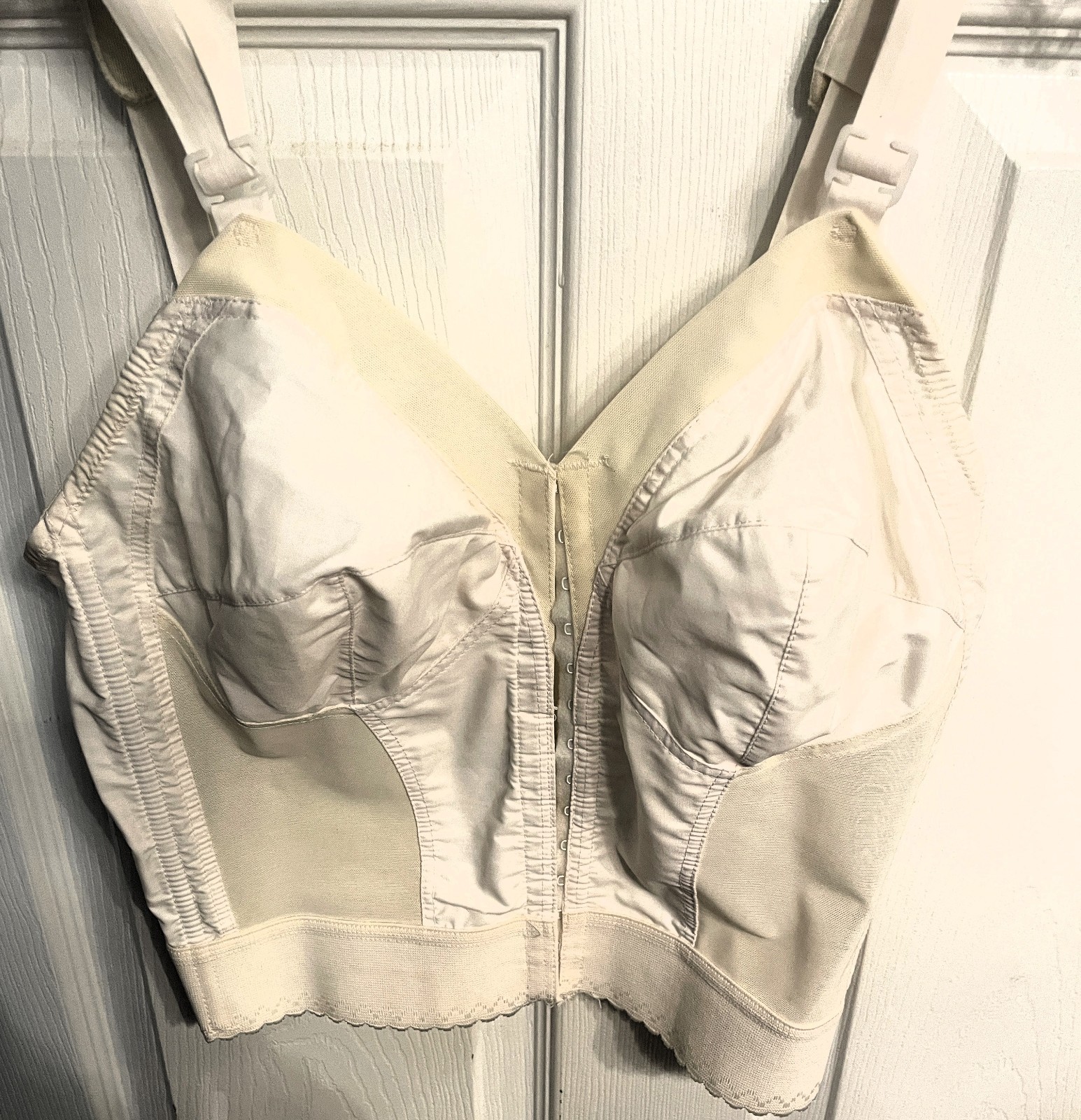 Vtg Sears Longline Bra 36c Style 48675 Cotton/Polyester 1950s/1960s Rockabilly