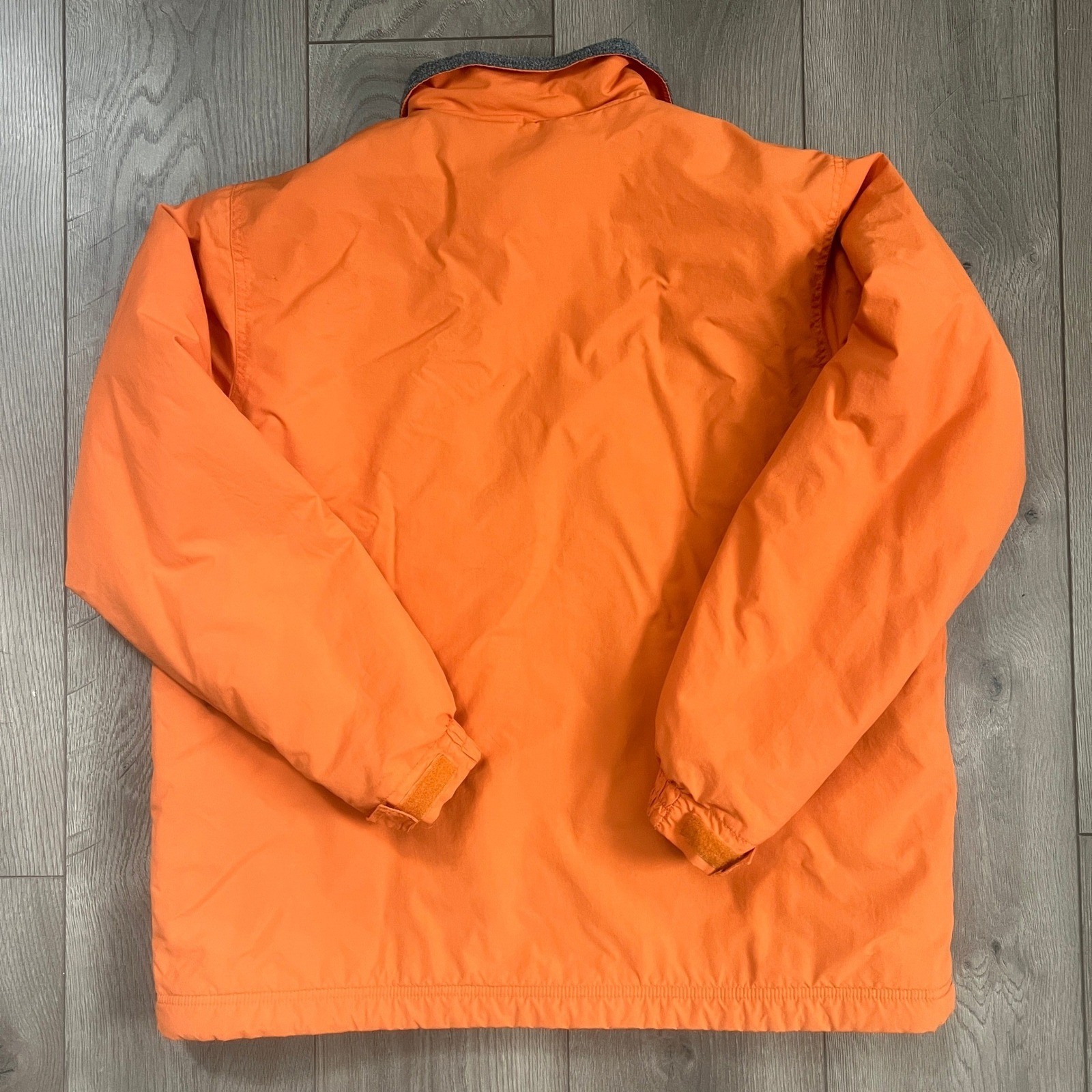 Vintage LL Bean Thinsulate Bomber Jacket Womens Large Petite Orange