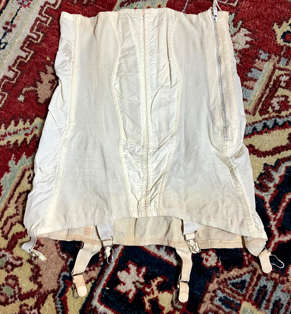 Size 28 Gossard Narroline Bottom Girdle Attached Garters Waist Shaping High 1393