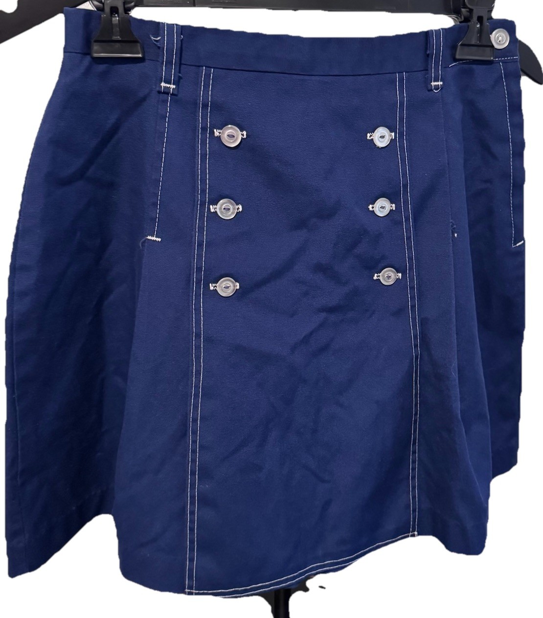 Vintage 1970’s – Rockabilly Skort – Blue – Gator Of Florida Nautical Pinup