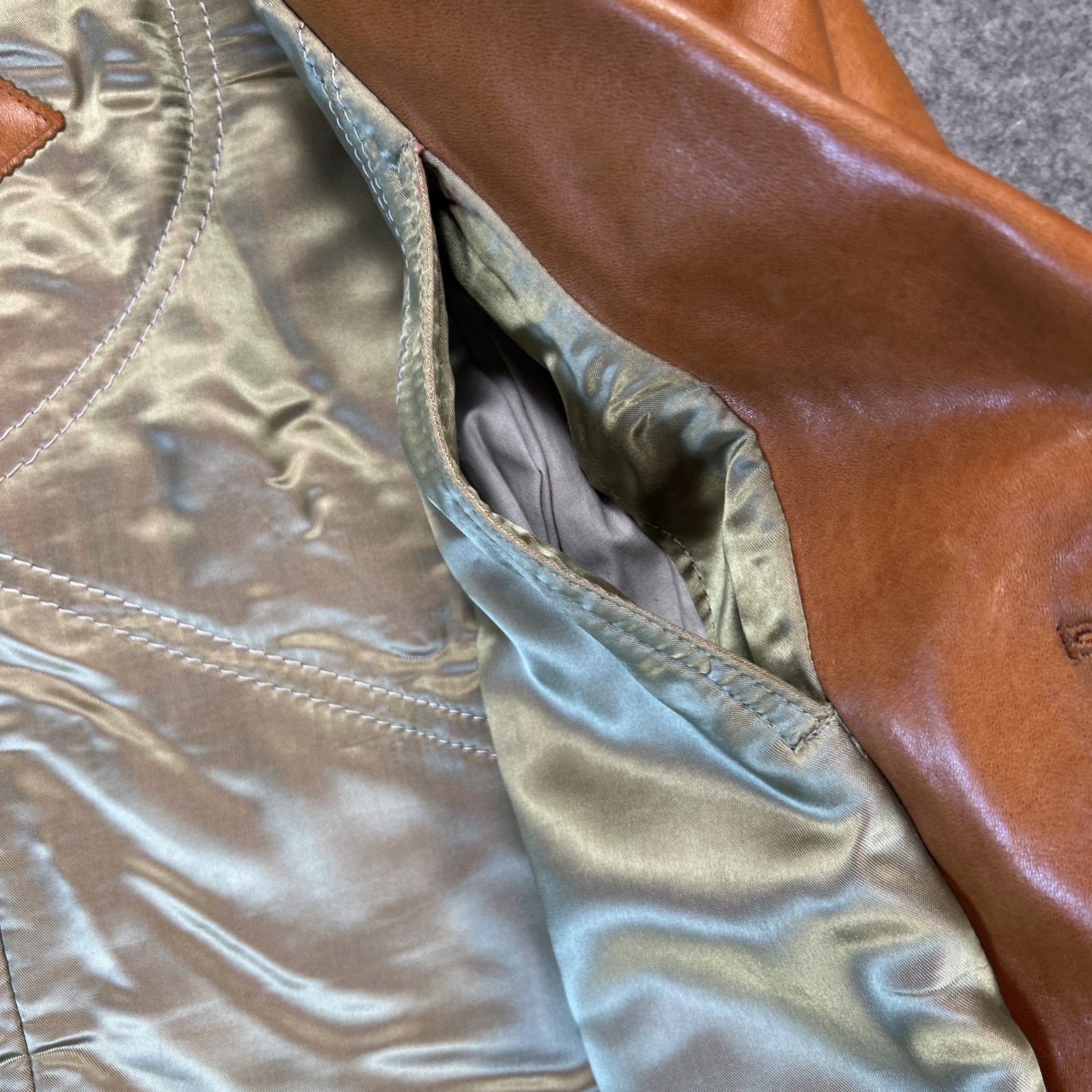 Cortefiel Leather Trench Coat 40 Belted Long Jacket Made in Spain Vintage “Read”