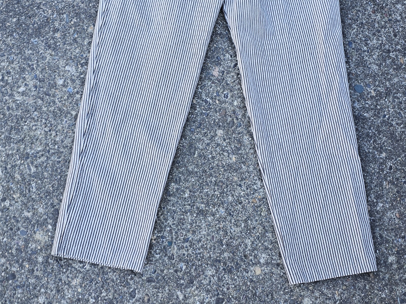 Vintage Blaze Riding Gear Western Jeans in black white pinstripes Size 13/31