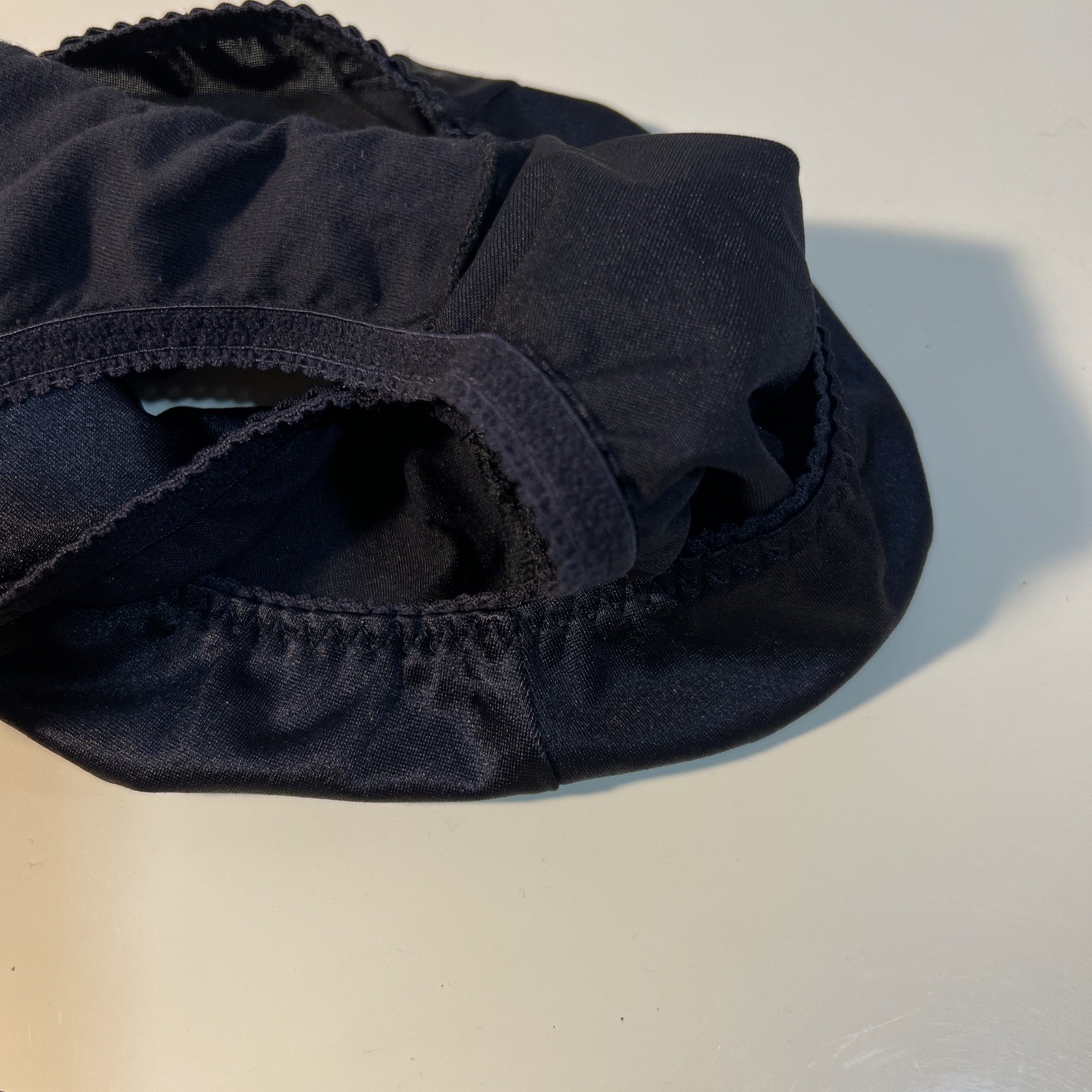 VTG Vanity Fair Panties Second Skin Glossy Satin Black Small 5 Mexico