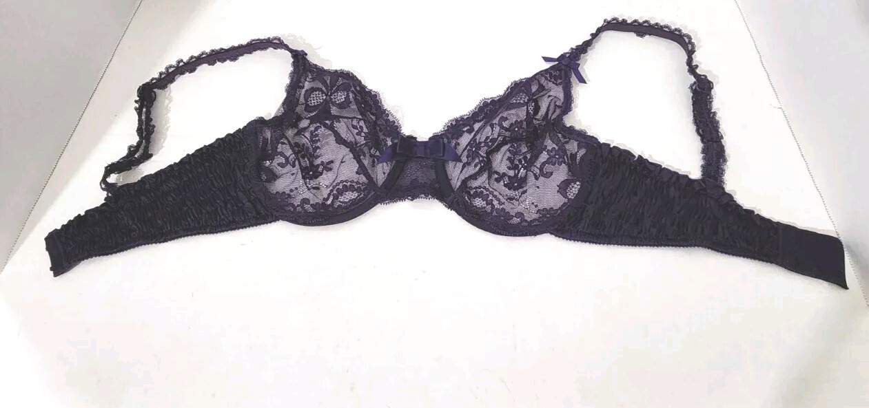 Vintage Victoria&rsquo;s Secret Gold Label Bra 36C Made in USA- NWOT – PURPLE
