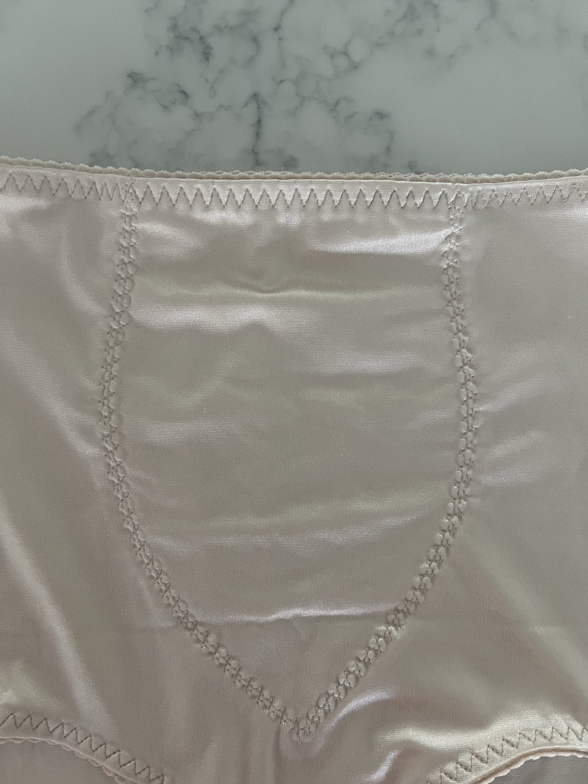 Vintage Cupid Control Brief Panties Size XL Beige Tummy Panel Underwear Panty