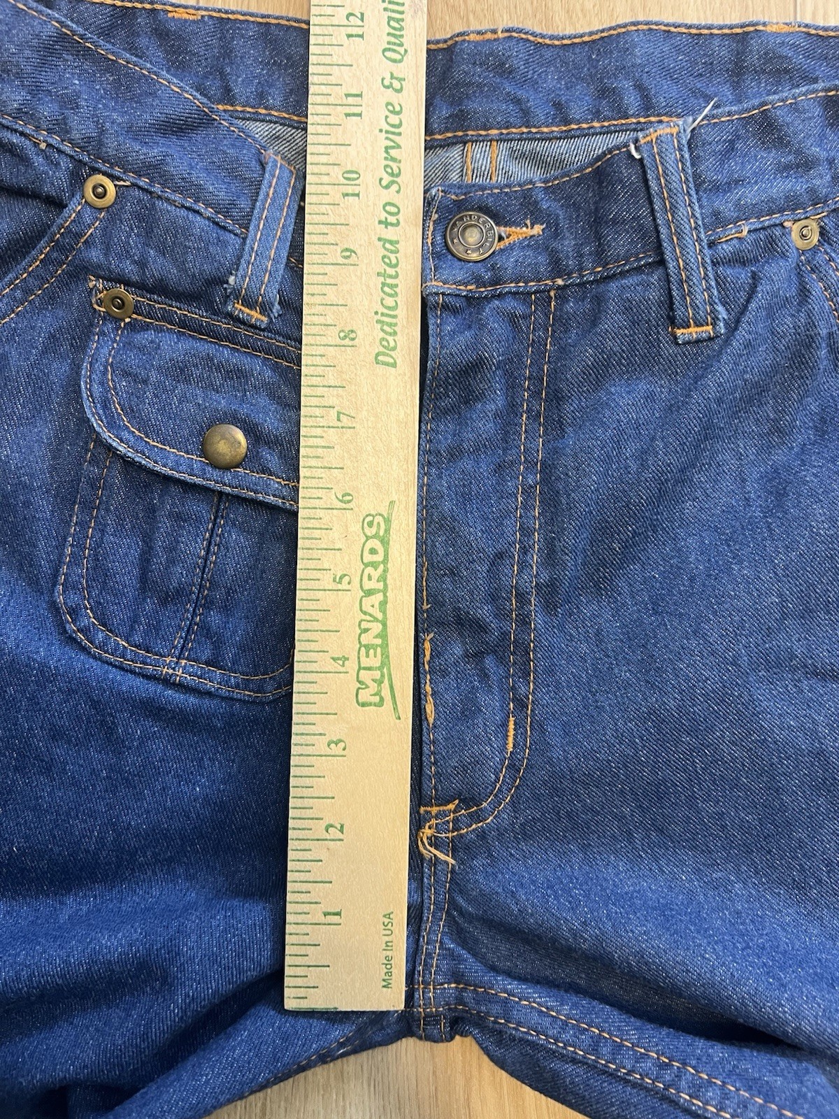 Vintage 70s 80s Vanderbilt Flared Bell Bottom Denim Jeans (28×34.5) Hong Kong