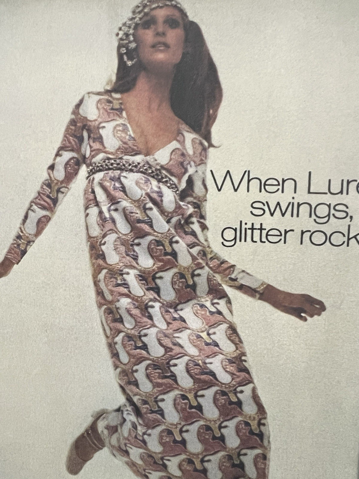 Vintage 1960&rsquo;s Chester Weinberg Lurex Gown as Seen In Vogue 1969