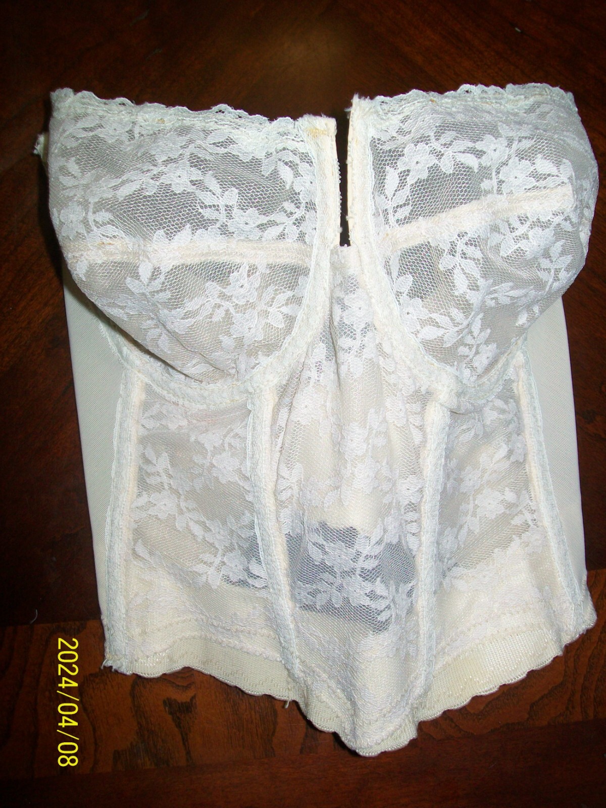 Vintage Nude Bra BackLess by Young Smoothie The Strouse Adler Co 70s ~Size 38B