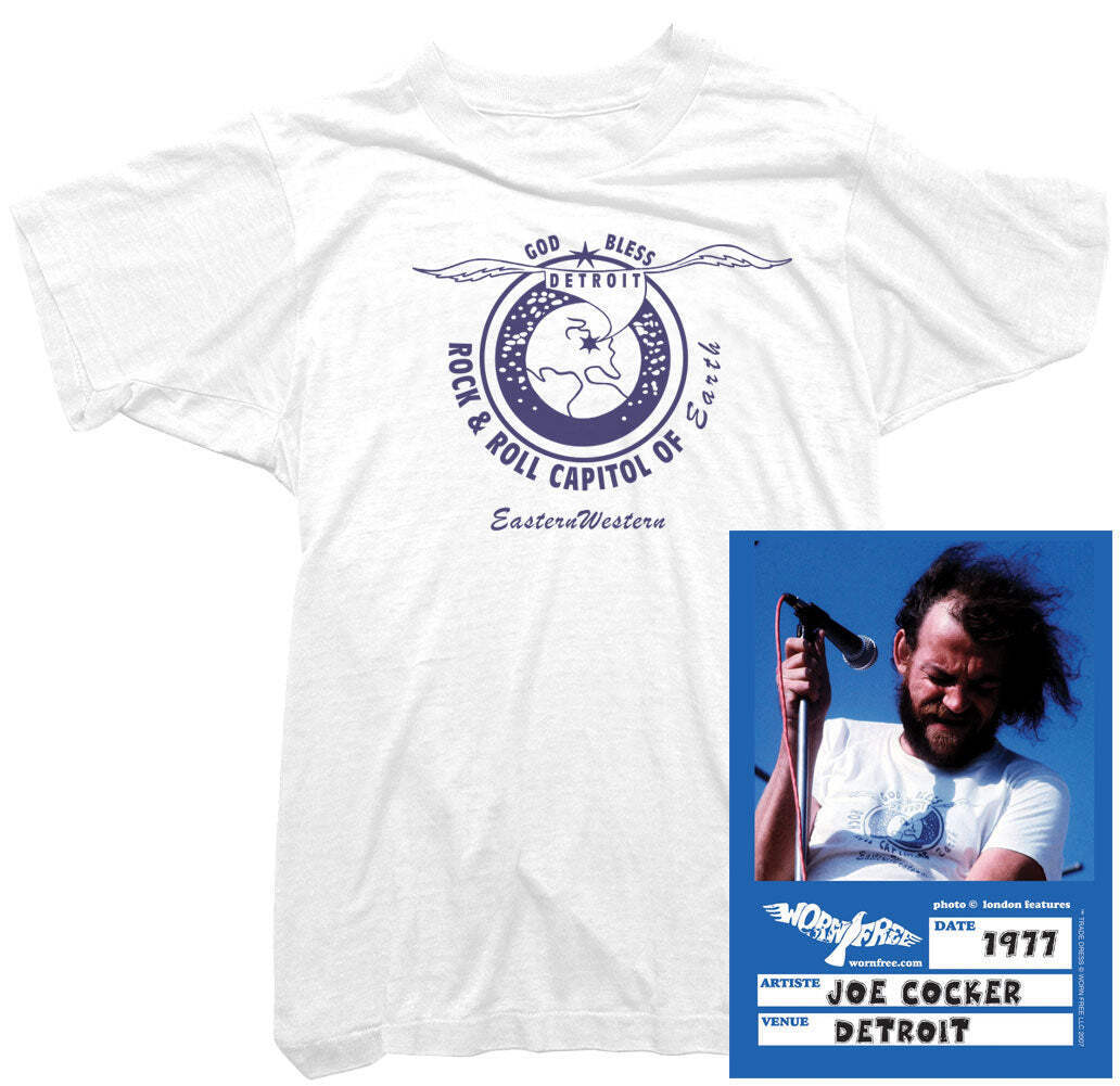 Joe Cocker T-Shirt – Detroit Tee worn by Joe Cocker – Womens