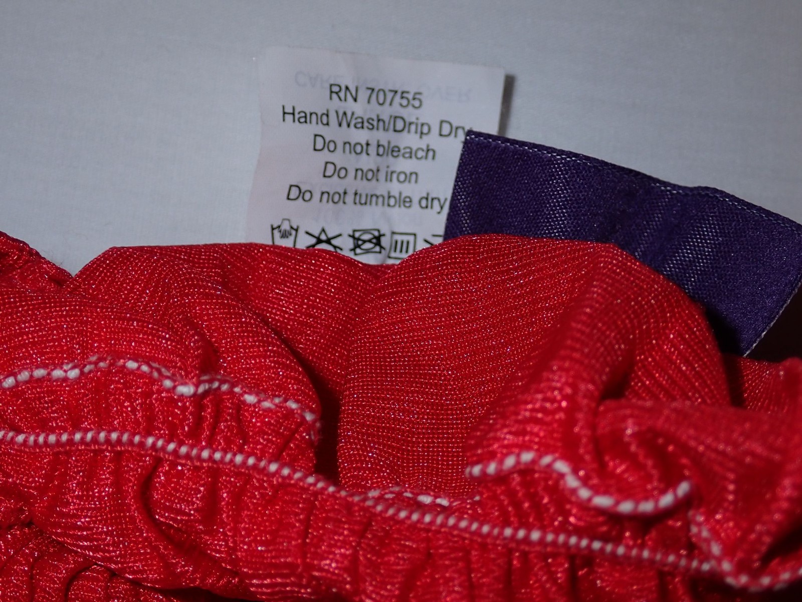 Vintage Malco Modes Square Dance Pettipants Bloomers L Red Ruffle Lace Pinup