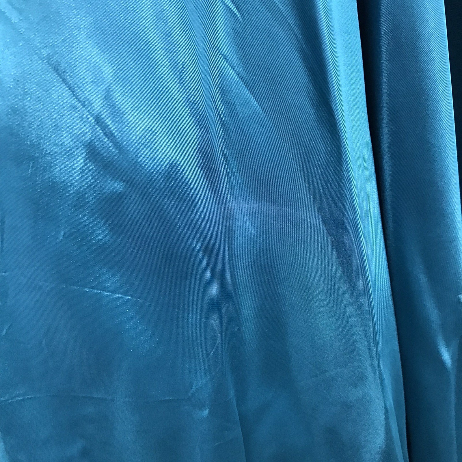 Vintage Nadine Teal Sequins One Shoulder Prom Party Formal Dress Gown Sz 11 USA