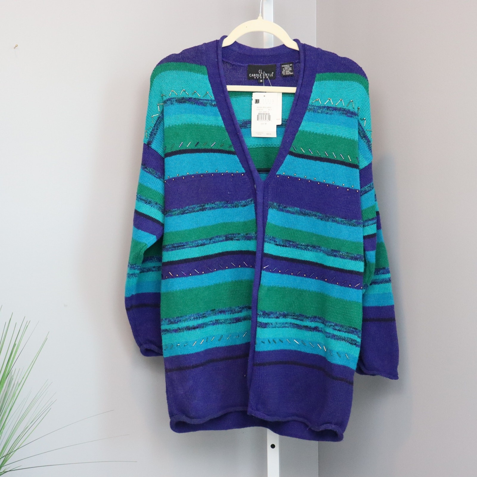 Vintage NWT Carole Little Sweater Pants and Vest Set various sizes