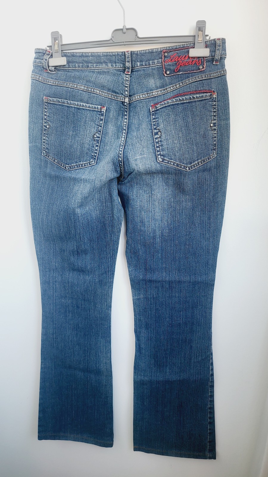 Vintage Laurel Jeans – 90s Designer Denim, Embroidered Logo, Size 40 EU