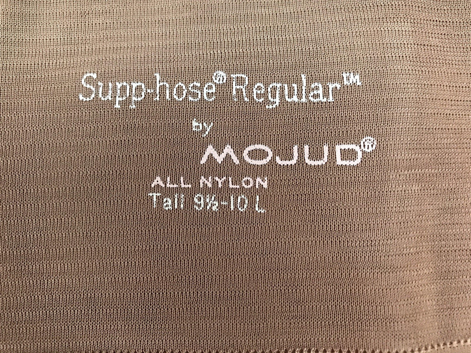 Supp-hose by Mojud Regular Thigh High Stockings Honey – Tall (9.5-10L) Vintage