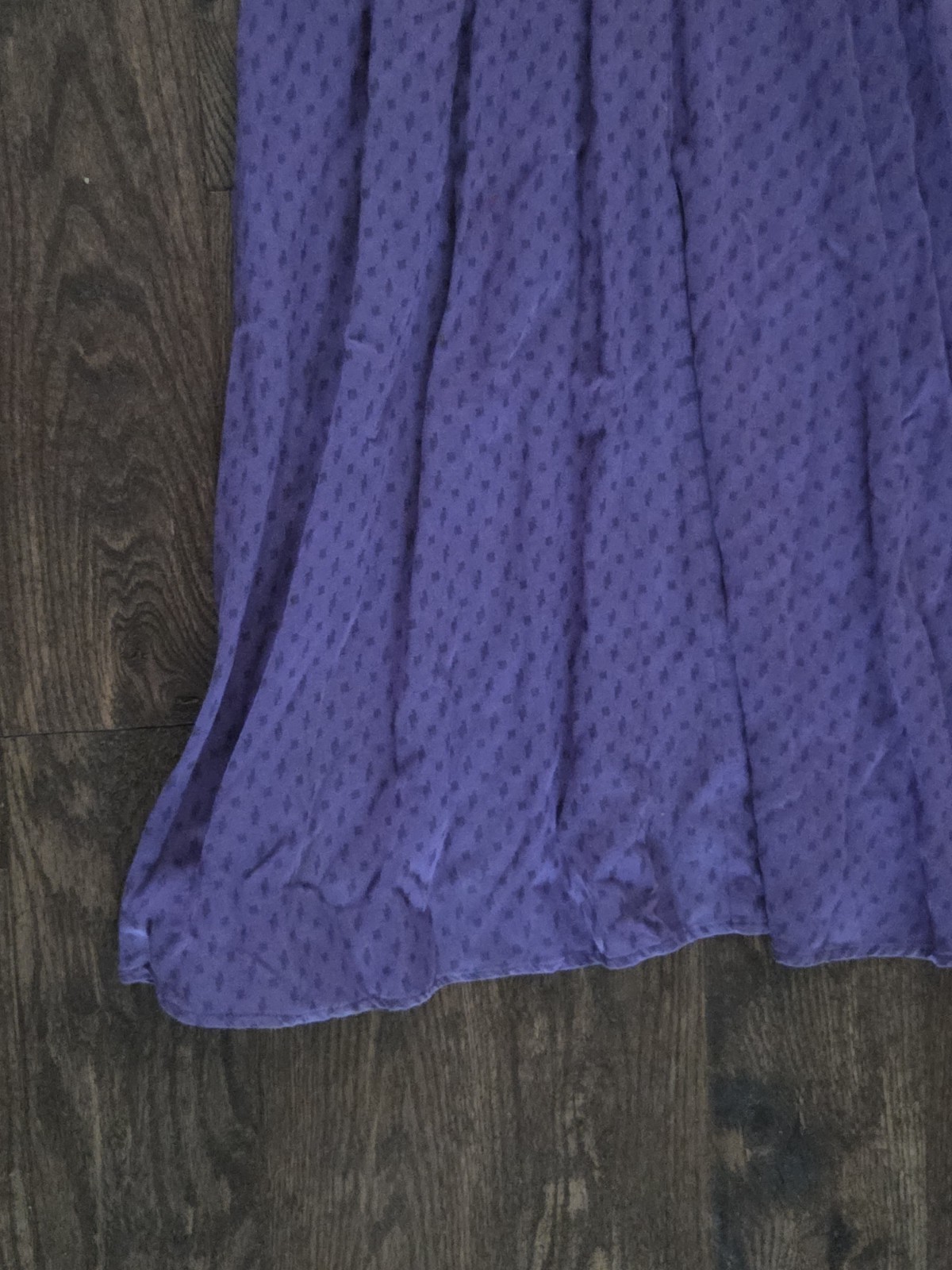 Vintage Rabbit Rabbit Rabbit Designs Purple Belted Midi Dress Sz 6 Dolman Sleeve