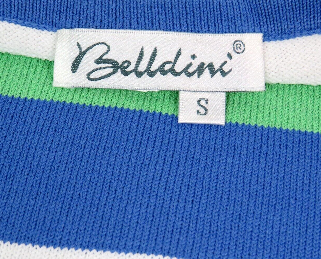 VTG 1990s 2000s BELLDINI SMALL KNIT CAMI TANK TOP COLOR BLOCK RED BLUE BLACK