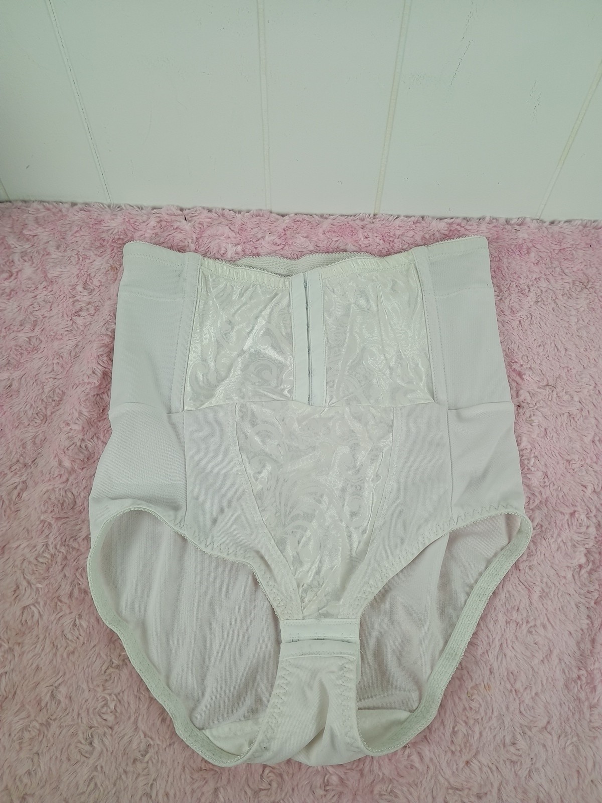Vintage Cupid (Style #5065) High Waist White Girdle Shapewear Brief Panty XL