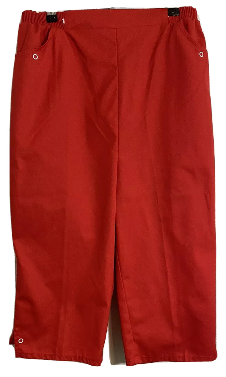 Vintage Pants Red Workwear DeeCee Made in USA 1980s Sz 16