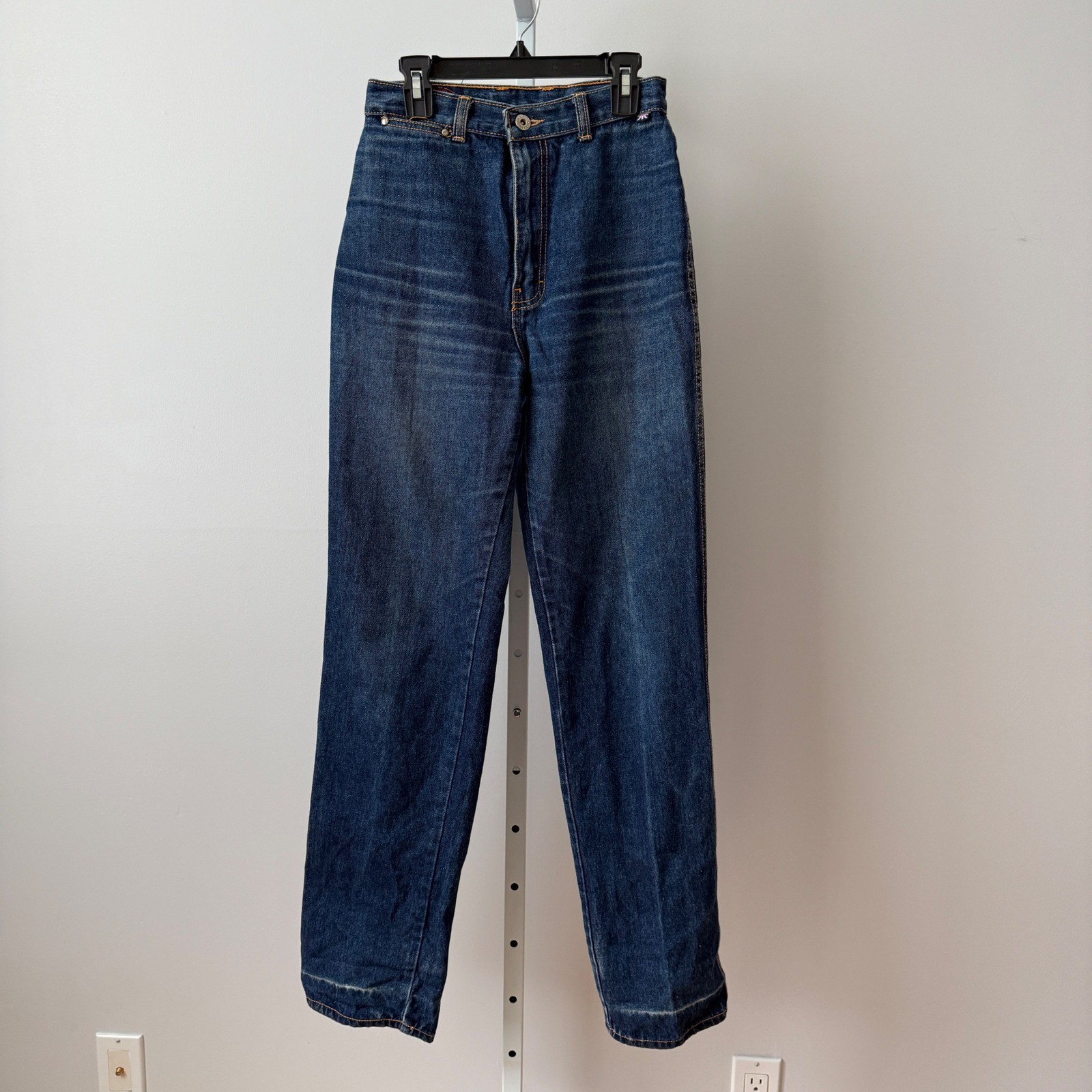 Vintage Brittania Pentimento sz 7 High Waisted Heart Jeans Dark Wash Preppy 80s