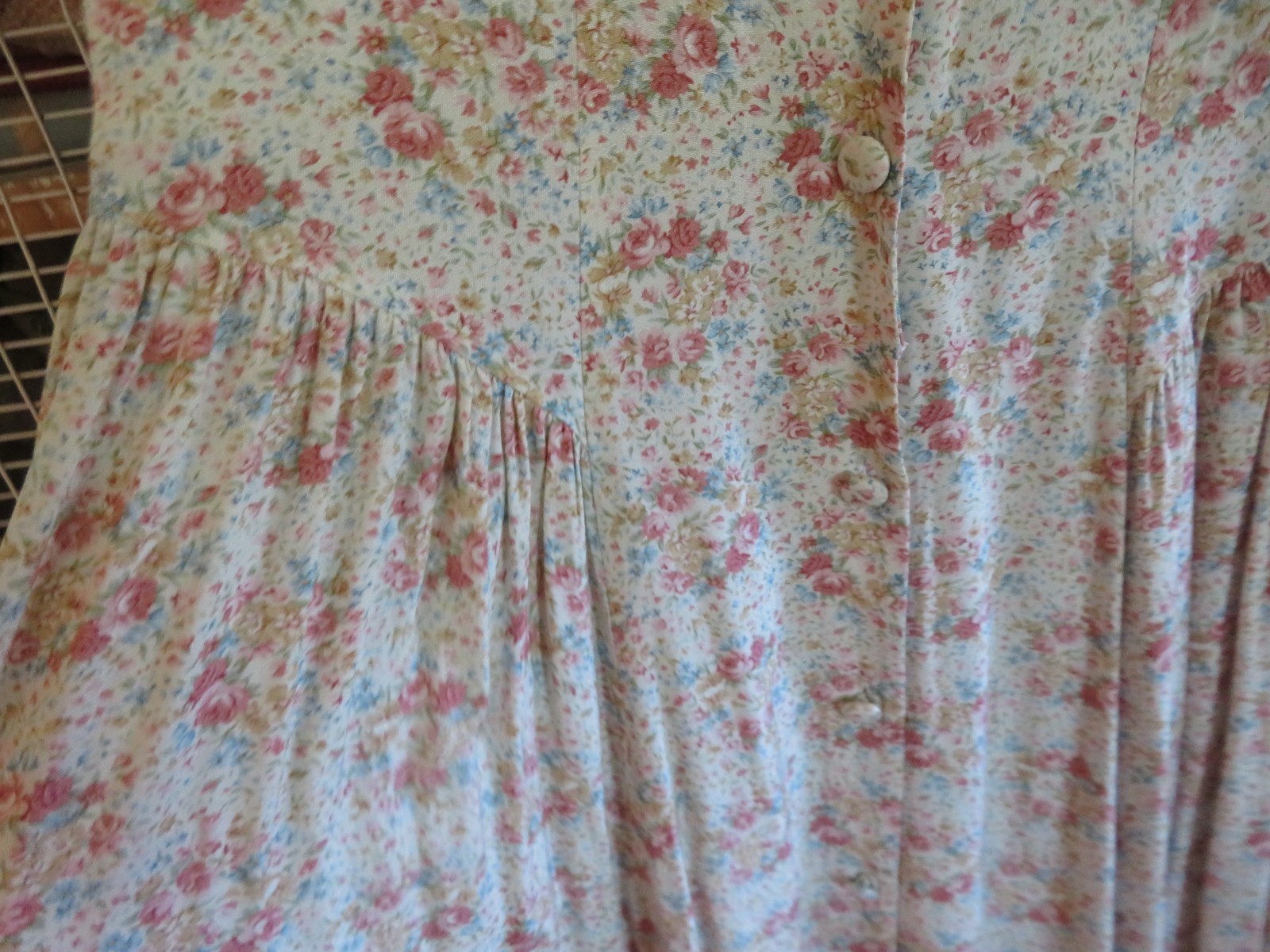 Vintage Women&rsquo;s Laura Ashley Dress Boho Chic Farmer Girl sz 8 MoreDressesListed