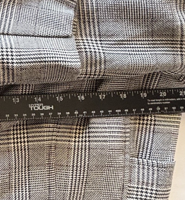 Vintage Levine Classics Suit Jacket Blazer 14 Gray Glen Plaid Pockets Timeless
