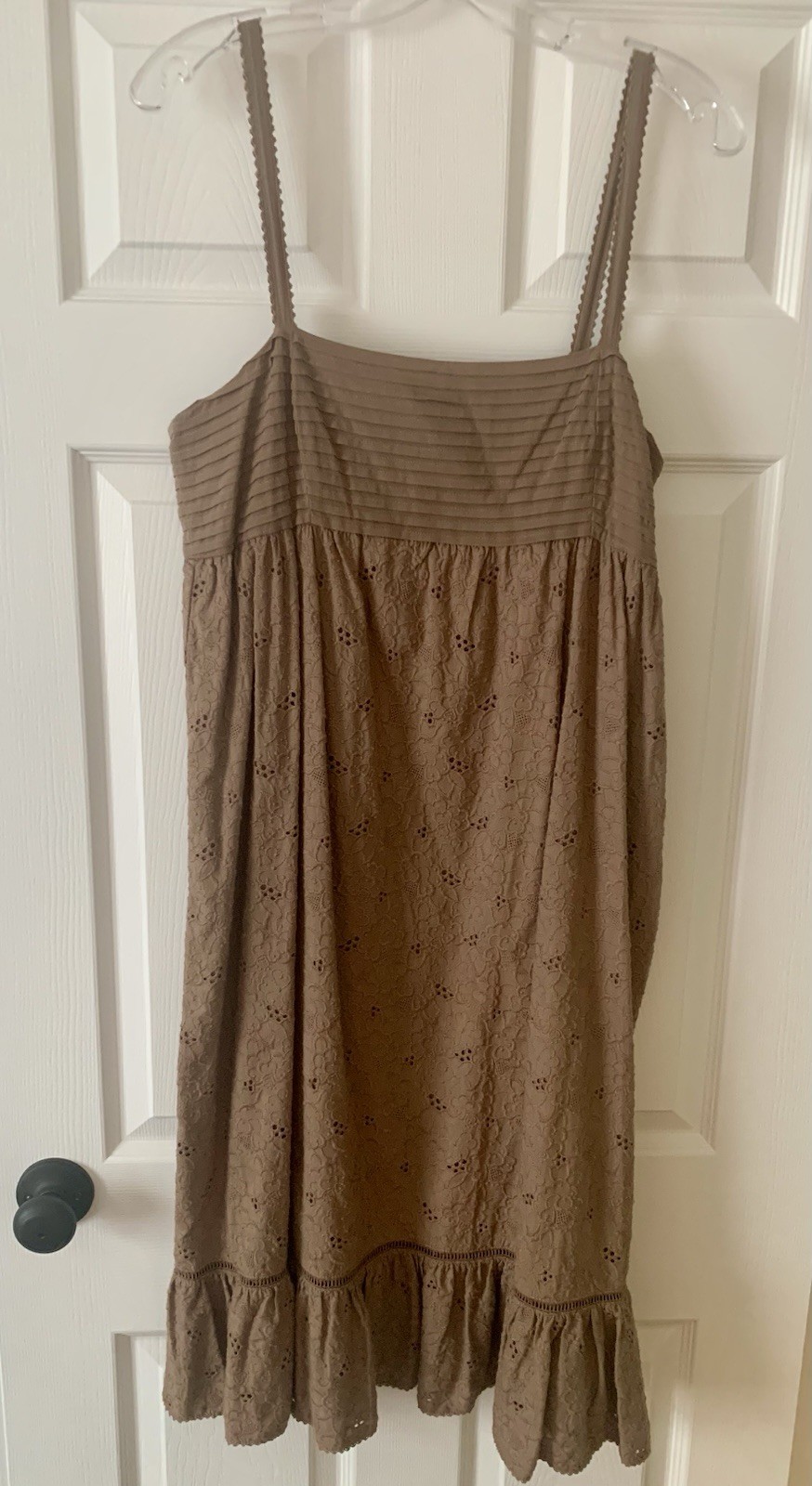 Vintage Early 2000s Juicy Couture Brown Lace Dress Size 10