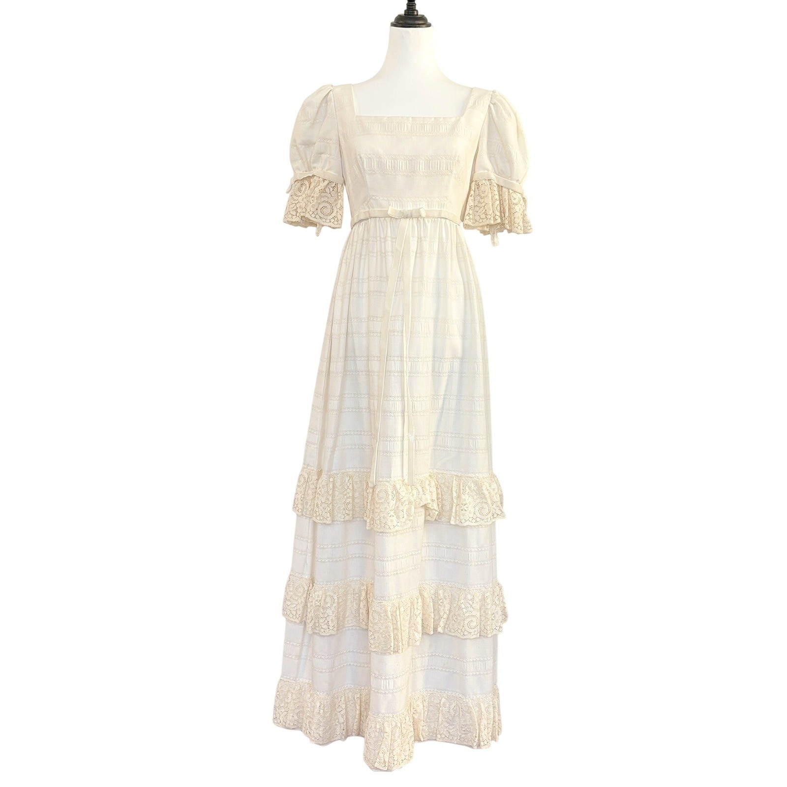 Lorrie Deb San Francisco Maxi Dress Unconventional Lace 60s Cottage Boho Prairie